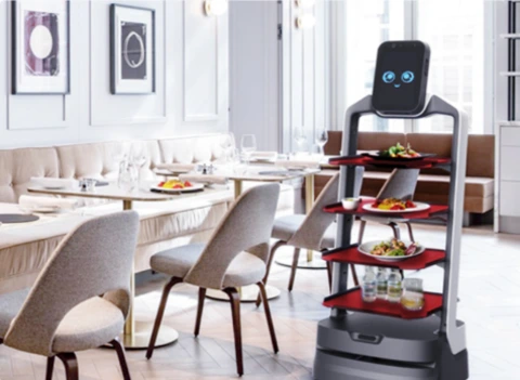 Robot camarero para restaurantes